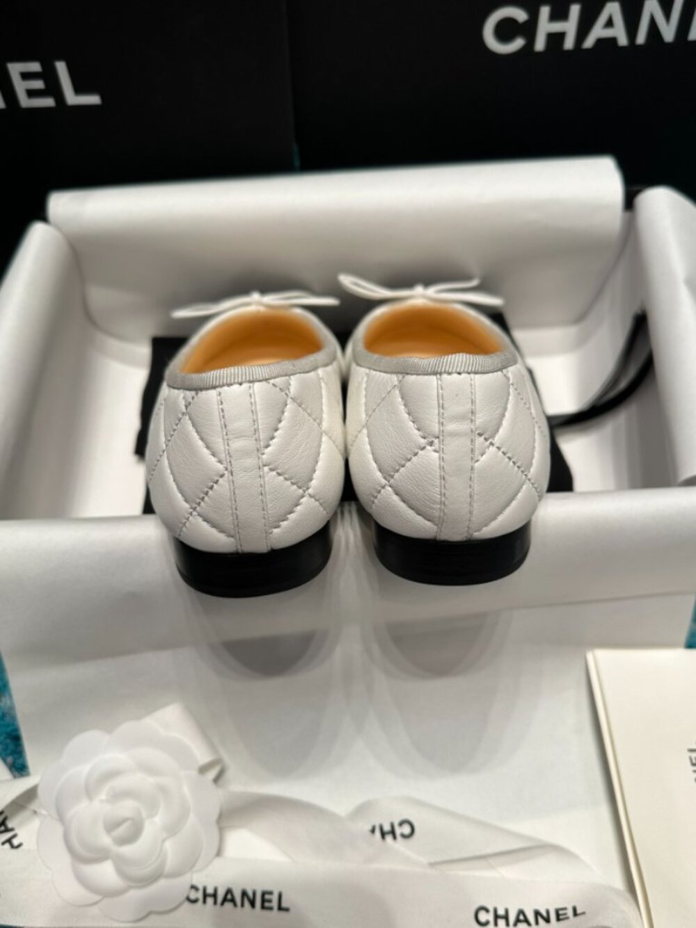 CHANEL Two-Tone Ballerina Ballet Flats - Picture 3 of 9